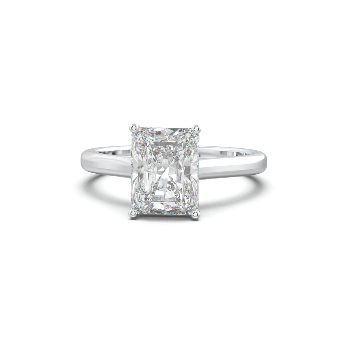 Radiant Solitaire Engagement Ring
