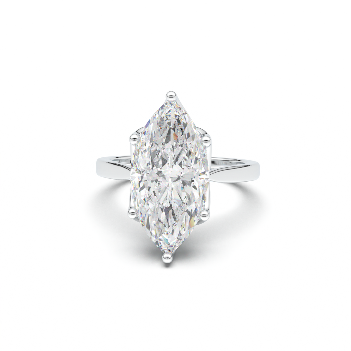 Marquise Solitaire Engagement Ring