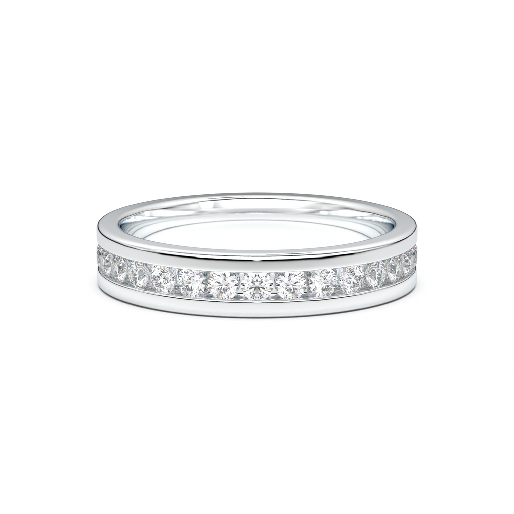 Channel-Set Diamond Men's Band
