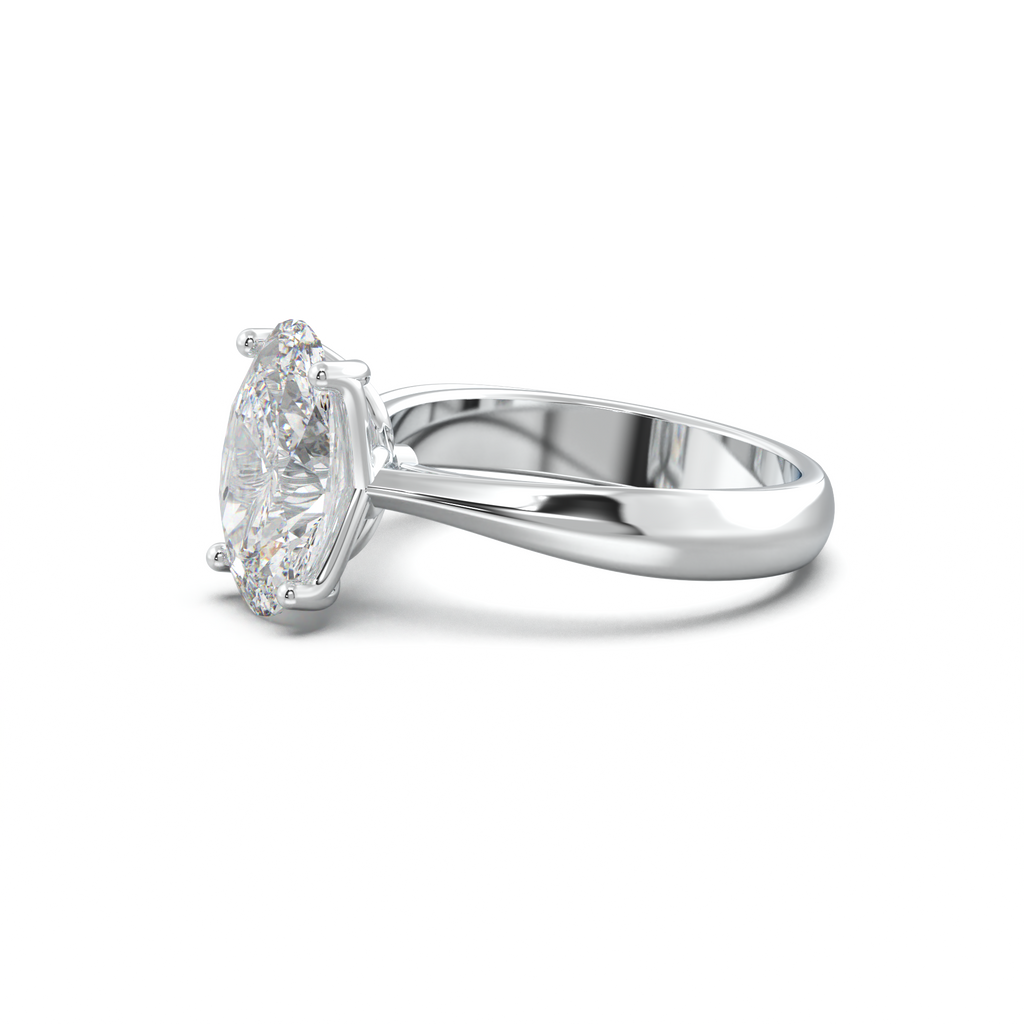 Oval Solitaire Engagement Ring