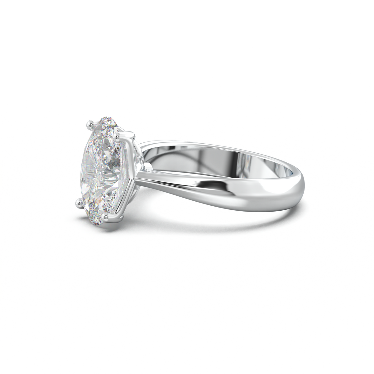 Oval Solitaire Engagement Ring
