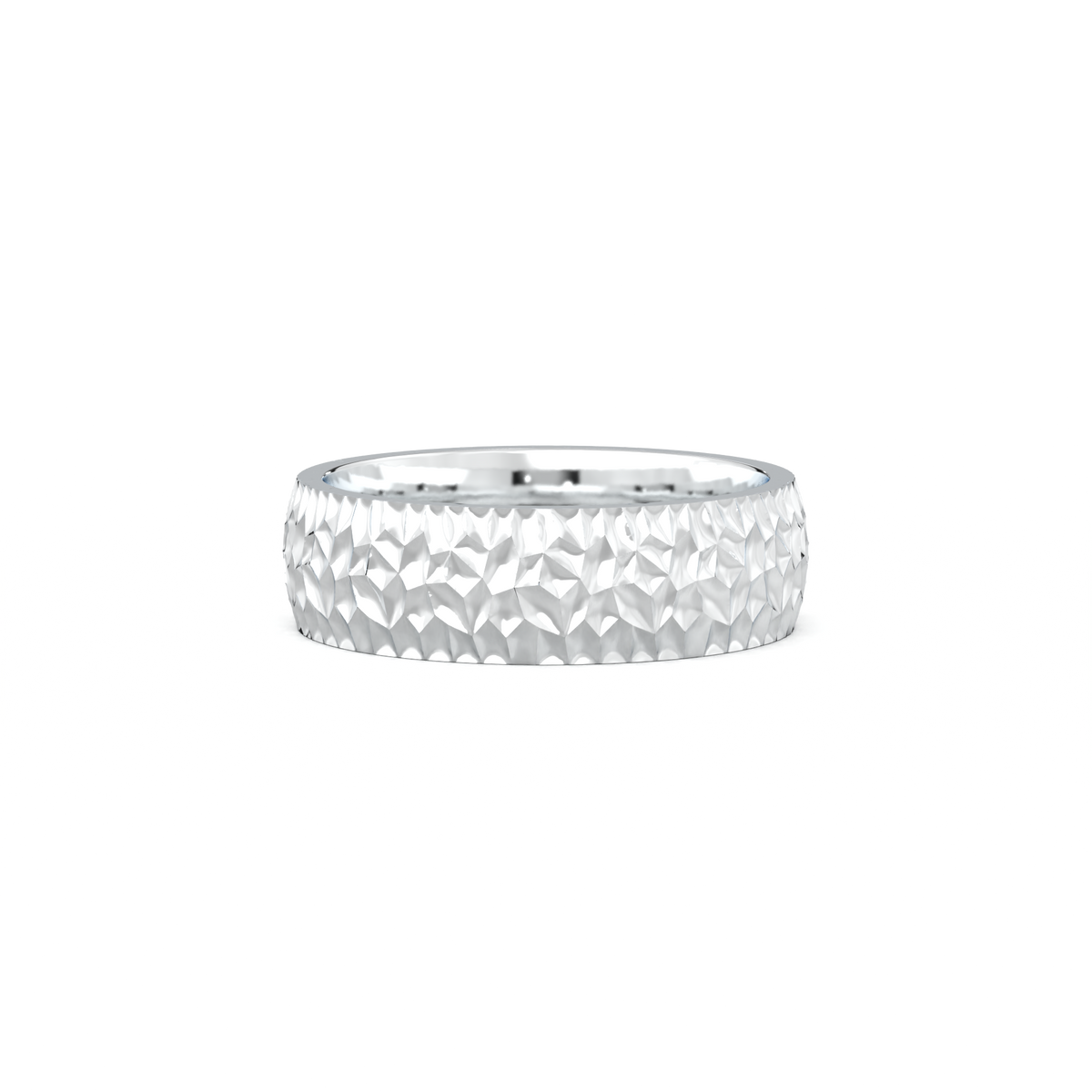 Hammered Texture Men's Band