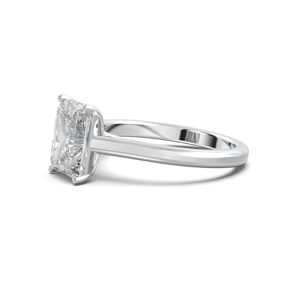 Radiant Solitaire Engagement Ring