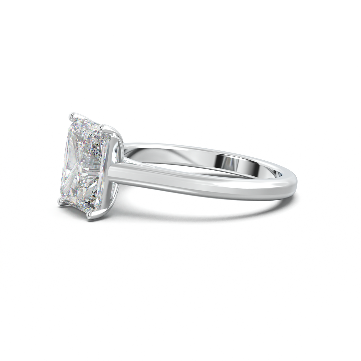 Radiant Solitaire Engagement Ring