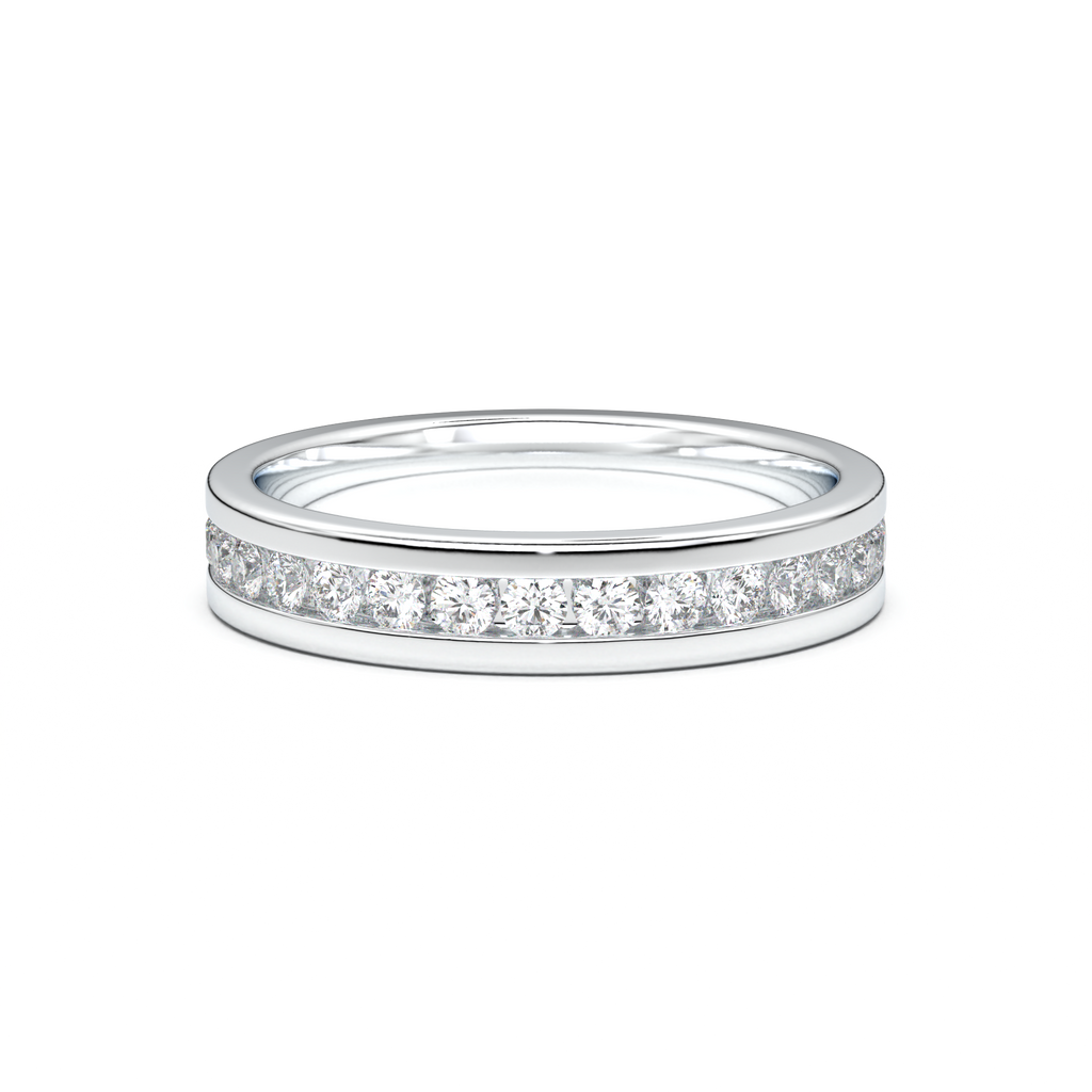 Channel-Set Diamond Men's Band