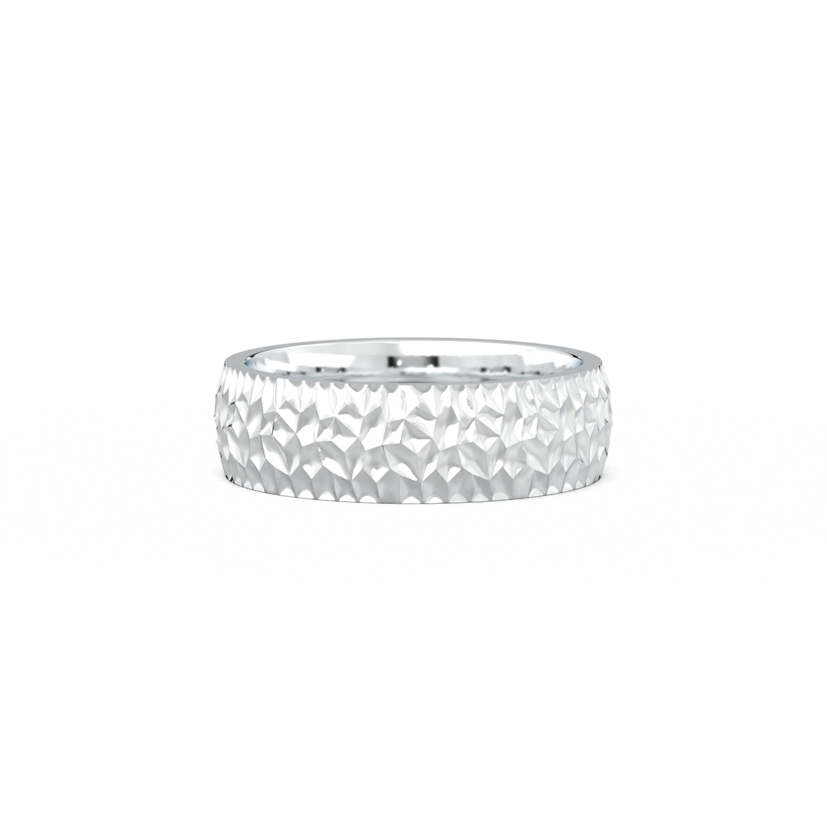 Hammered Texture Men's Band