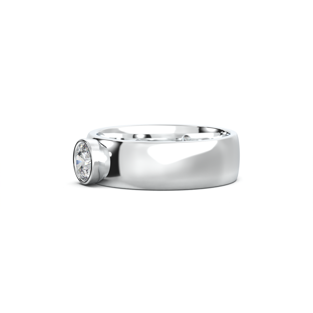 Round Bezel Men's Band
