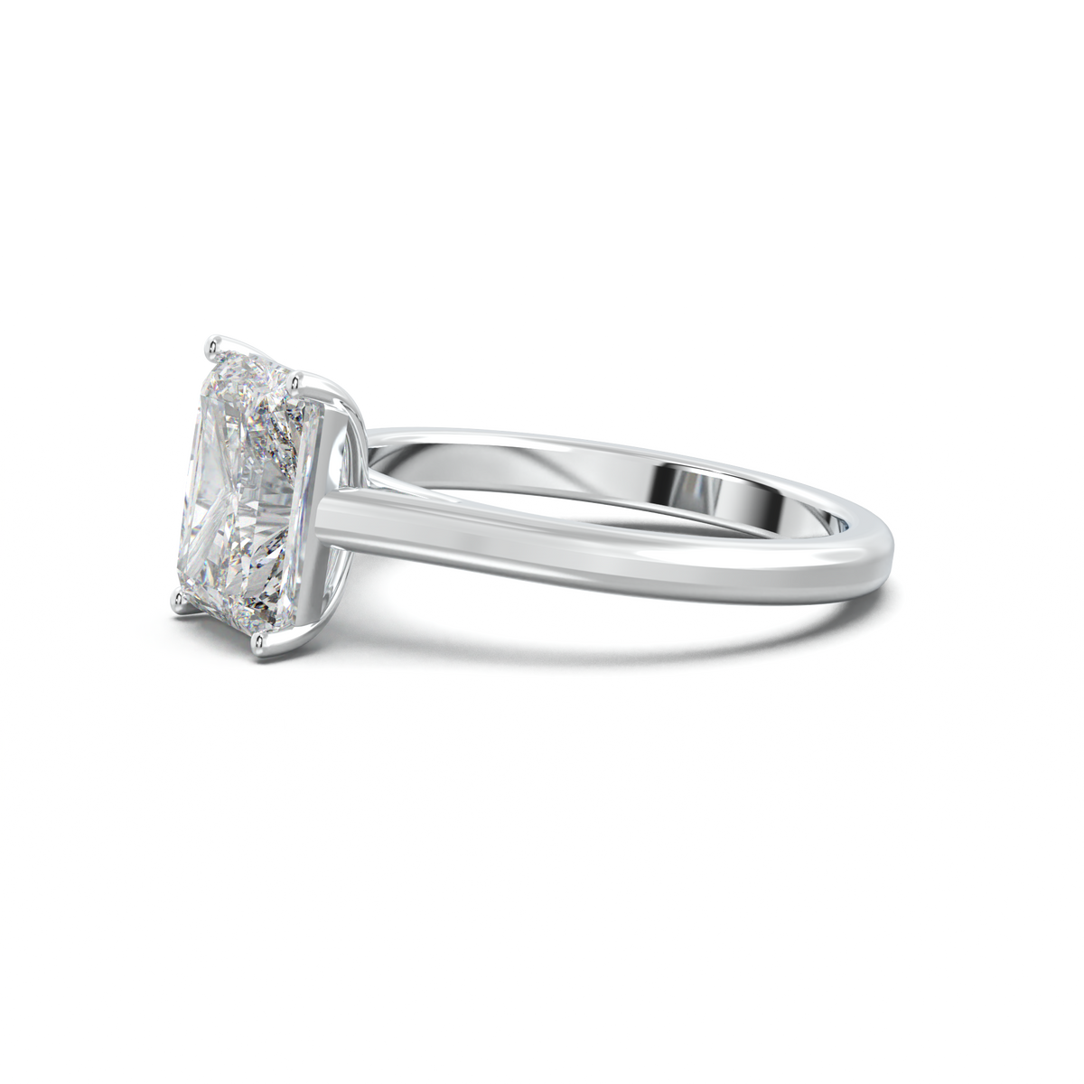Radiant Solitaire Engagement Ring