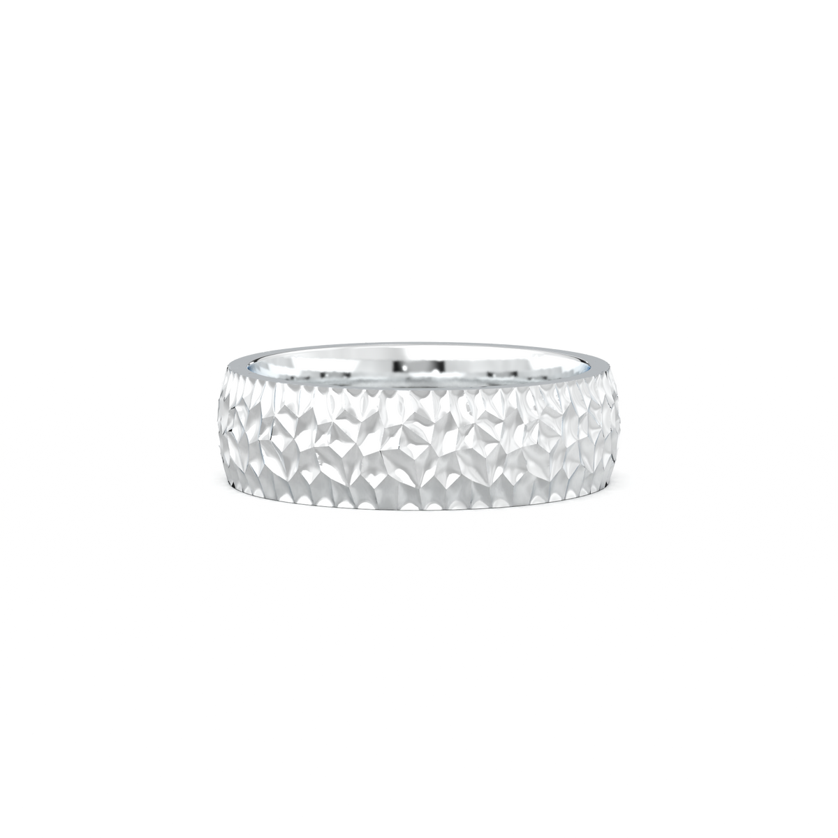 Hammered Texture Men's Band