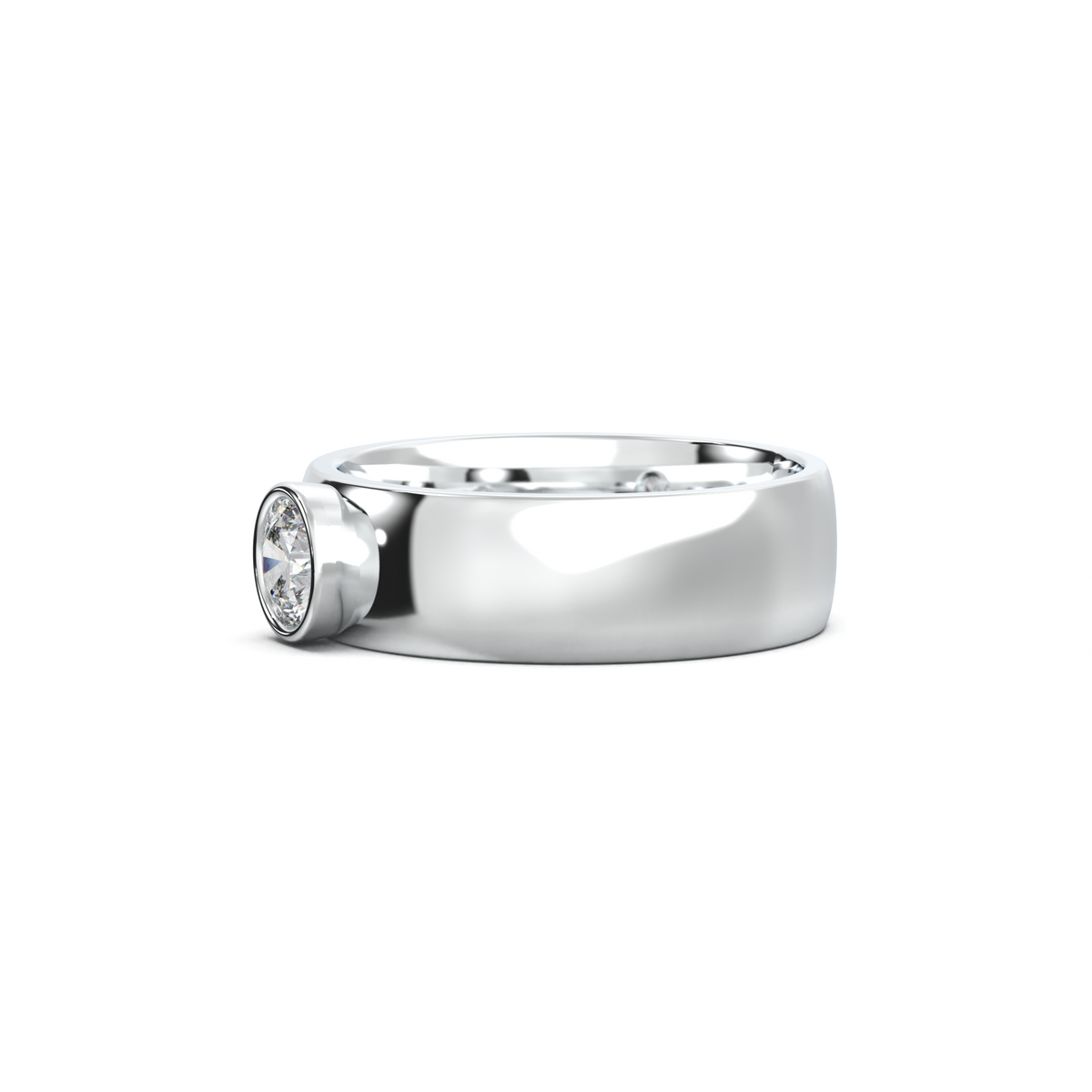 Round Bezel Men's Band