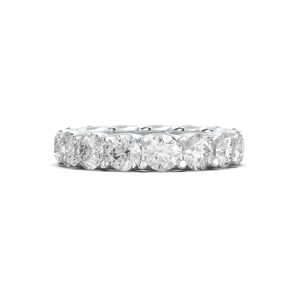 Round Eternity Wedding Band