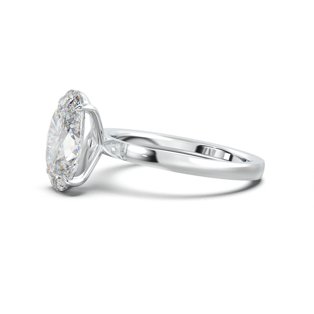 Oval Solitaire Engagement Ring