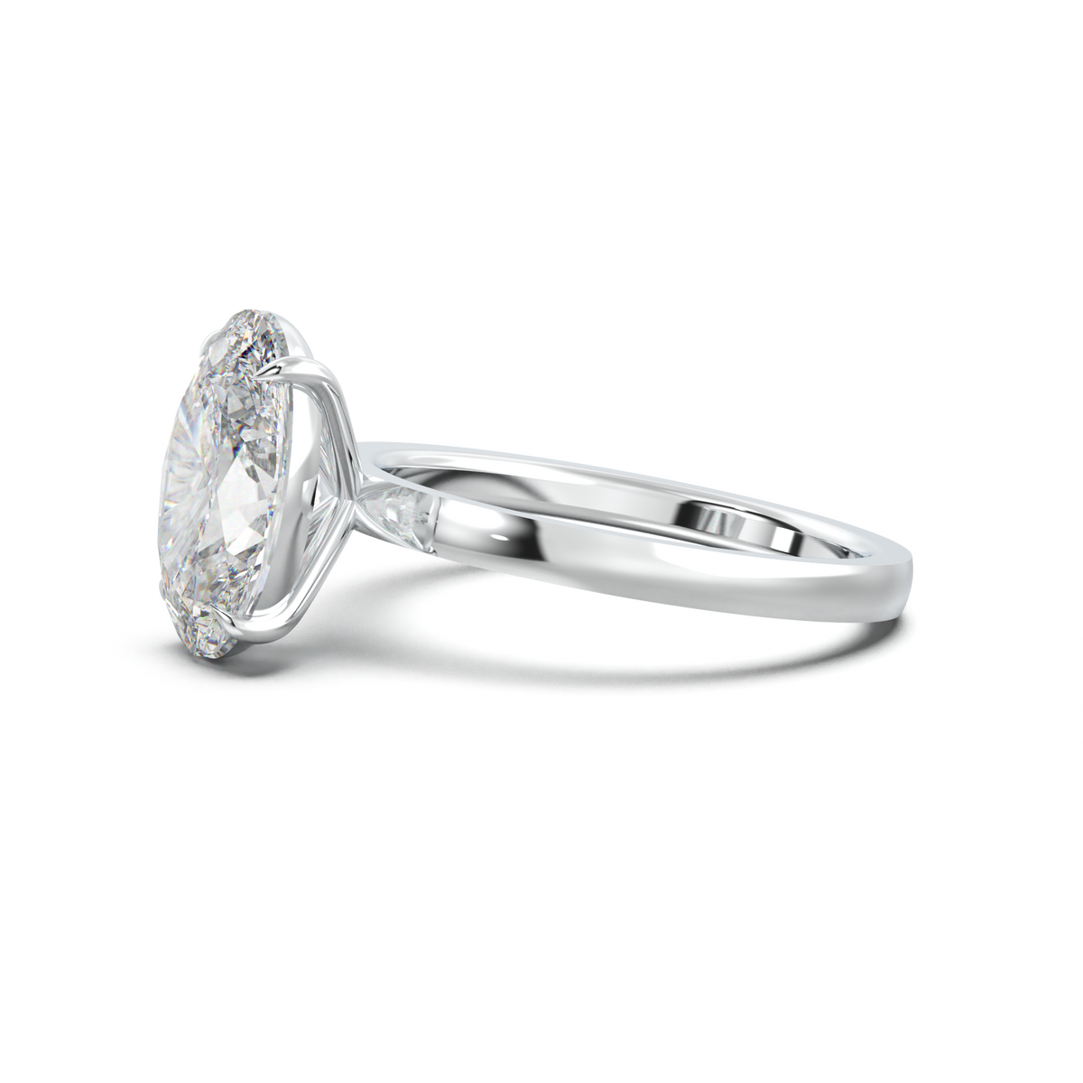 Oval Solitaire Engagement Ring