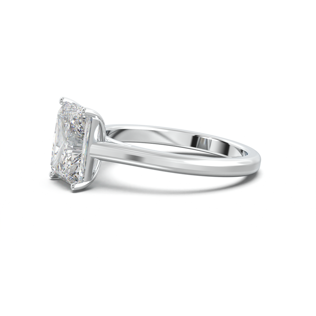 Radiant Solitaire Engagement Ring