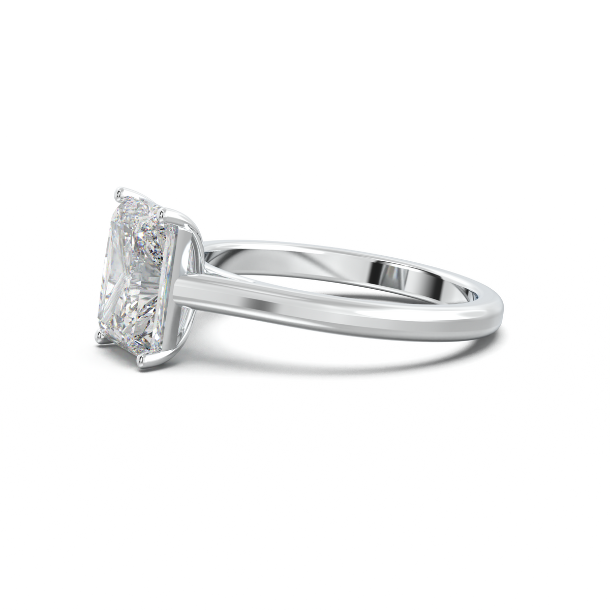 Radiant Solitaire Engagement Ring
