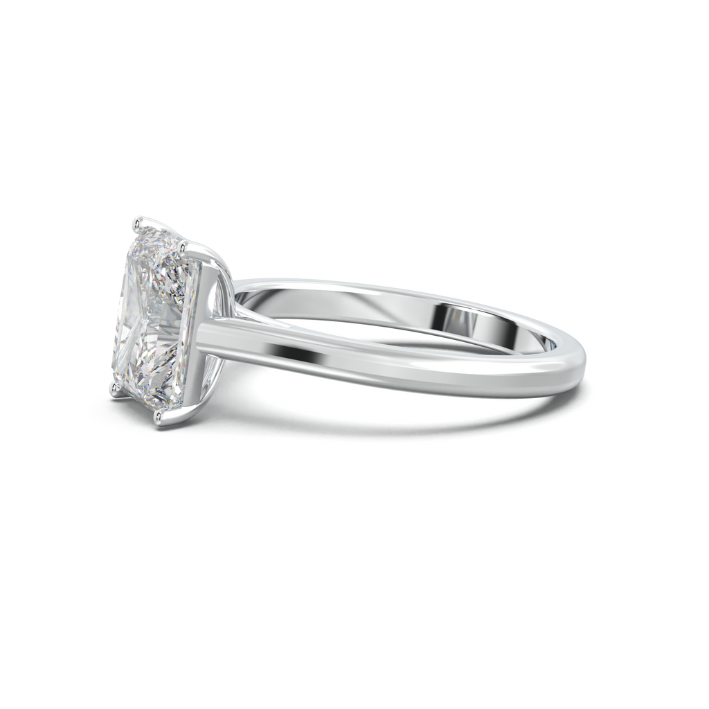 Radiant Solitaire Engagement Ring