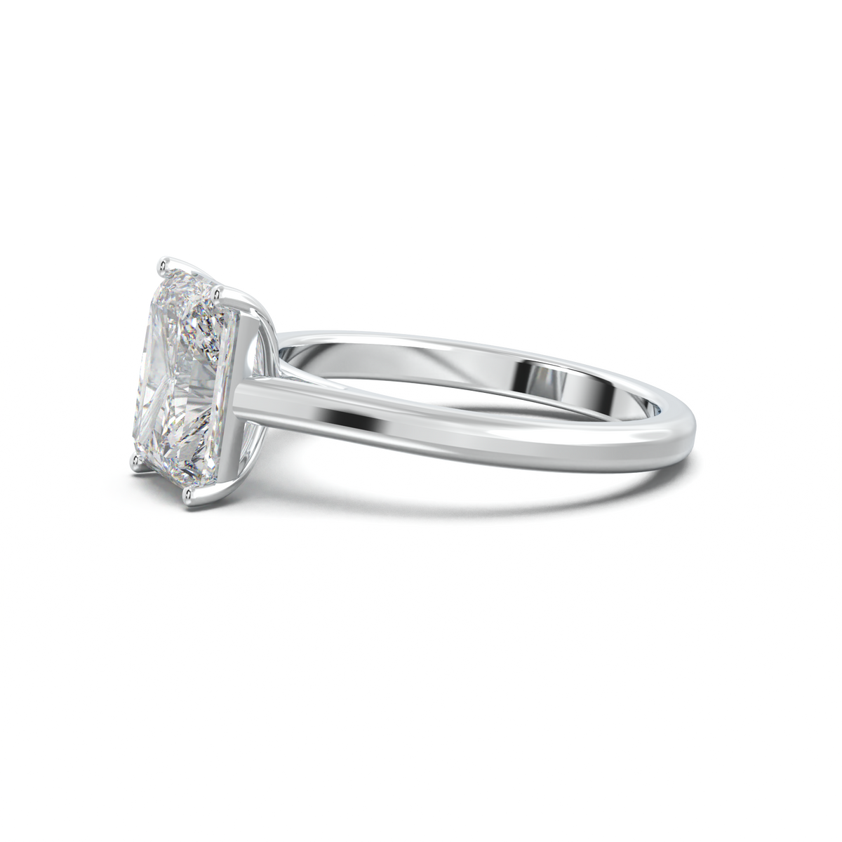 Radiant Solitaire Engagement Ring