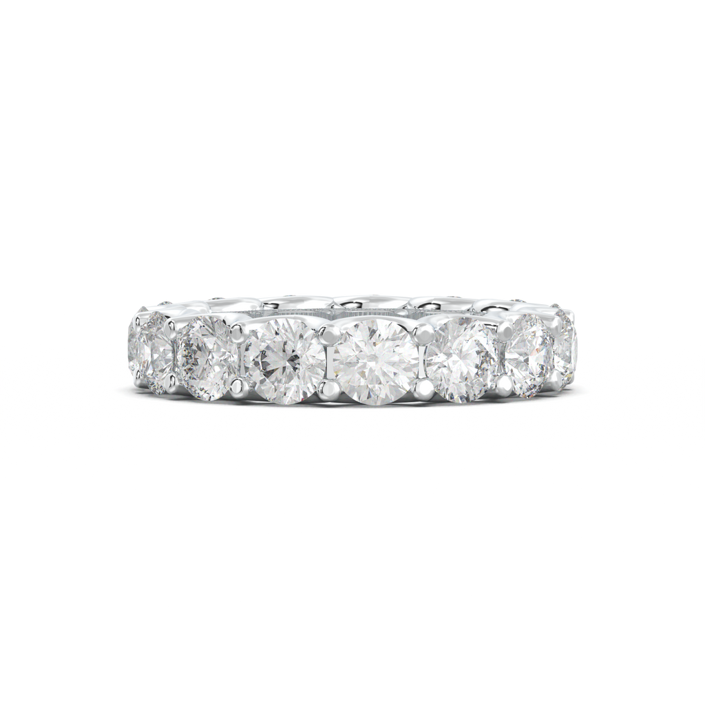 Round Eternity Wedding Band