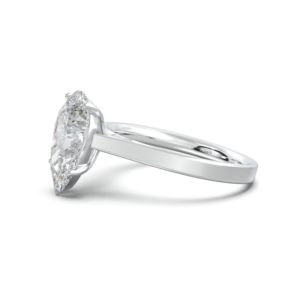 Pear Solitaire Engagement Ring