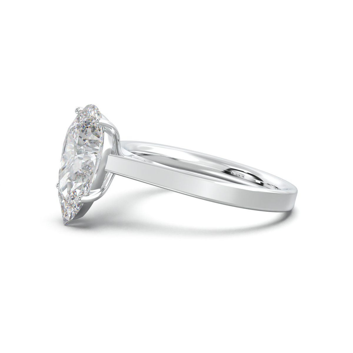 Pear Solitaire Engagement Ring