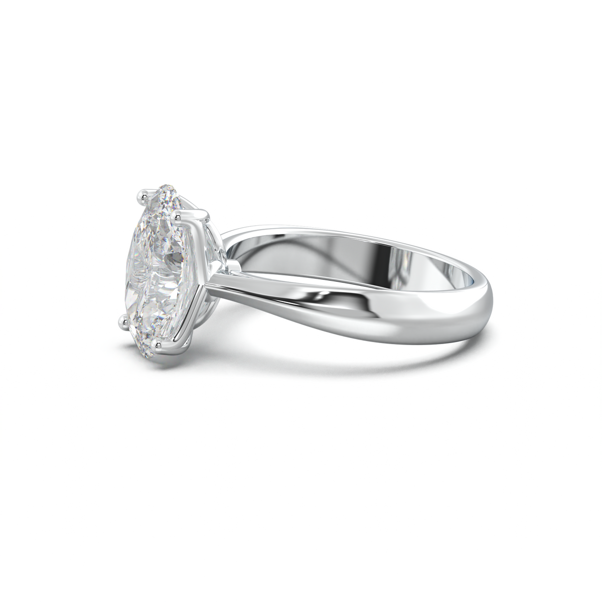 Oval Solitaire Engagement Ring
