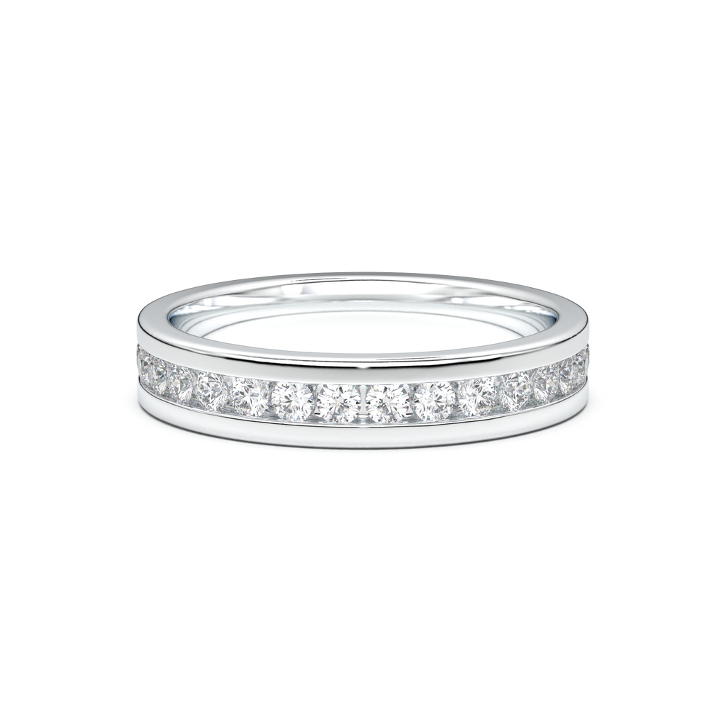 Channel-Set Diamond Men's Band