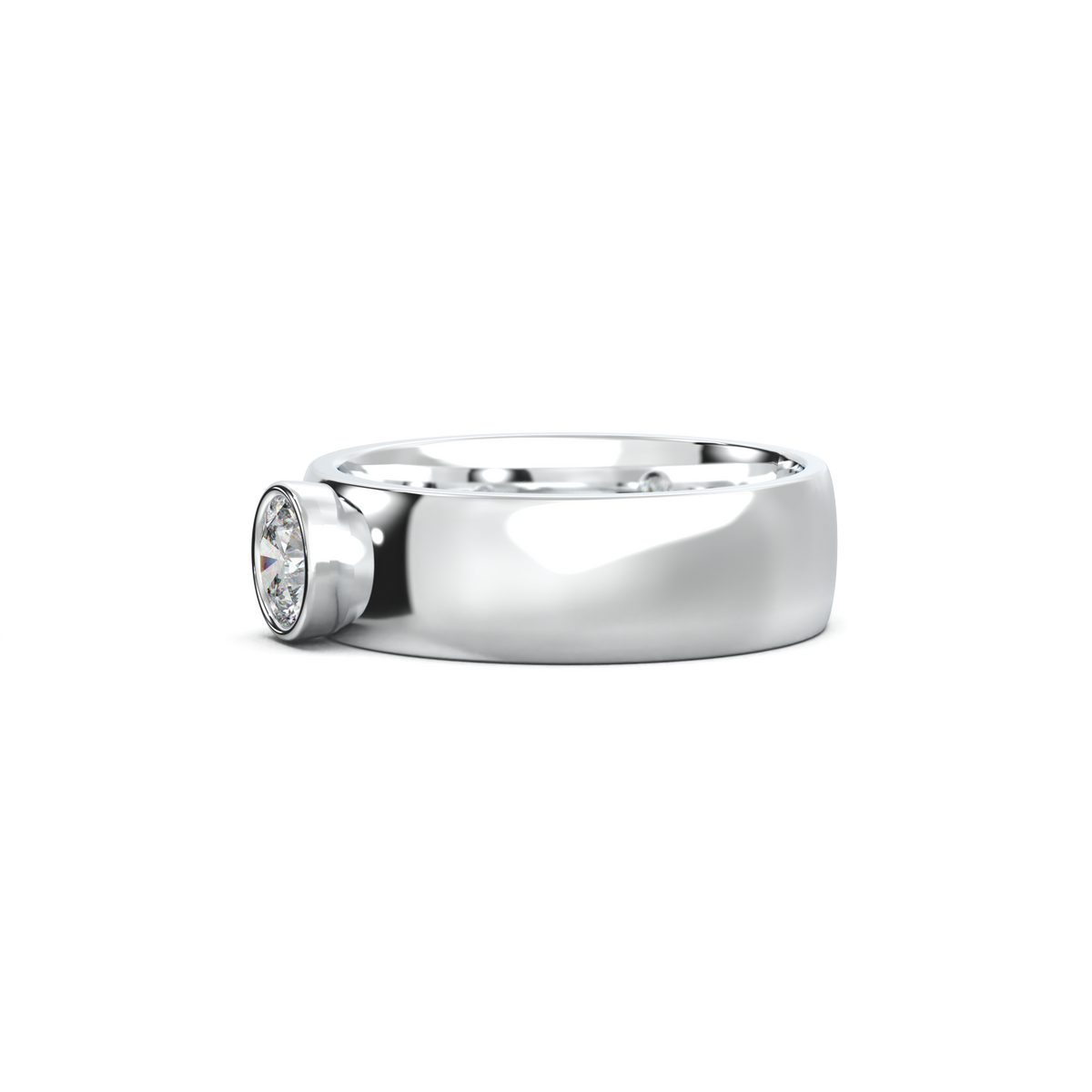 Round Bezel Men's Band
