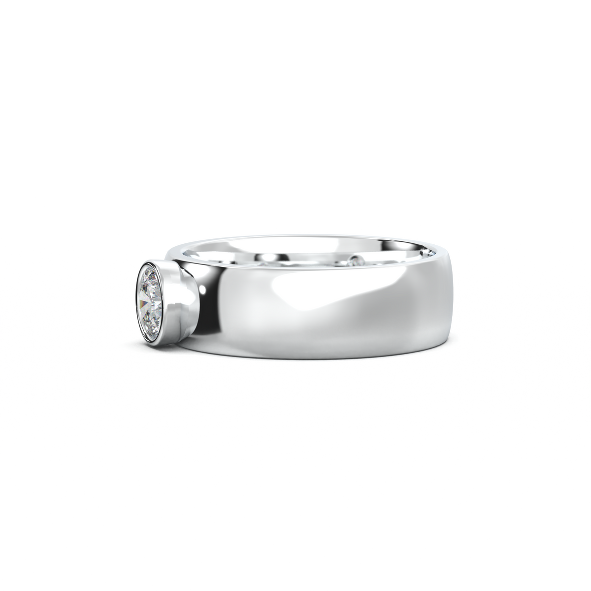 Round Bezel Men's Band