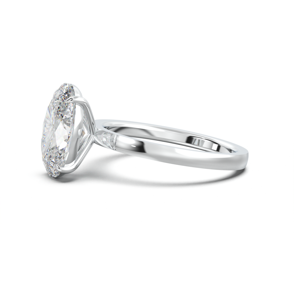 Oval Solitaire Engagement Ring