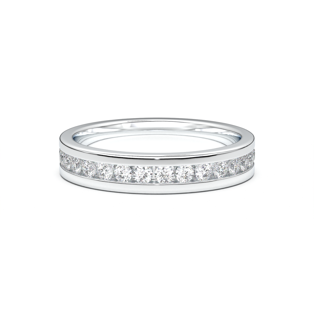 Channel-Set Diamond Men's Band