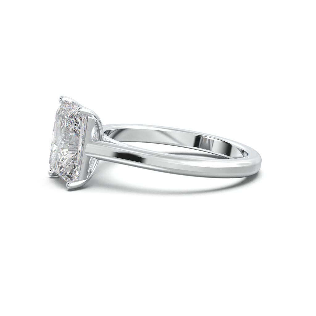 Radiant Solitaire Engagement Ring