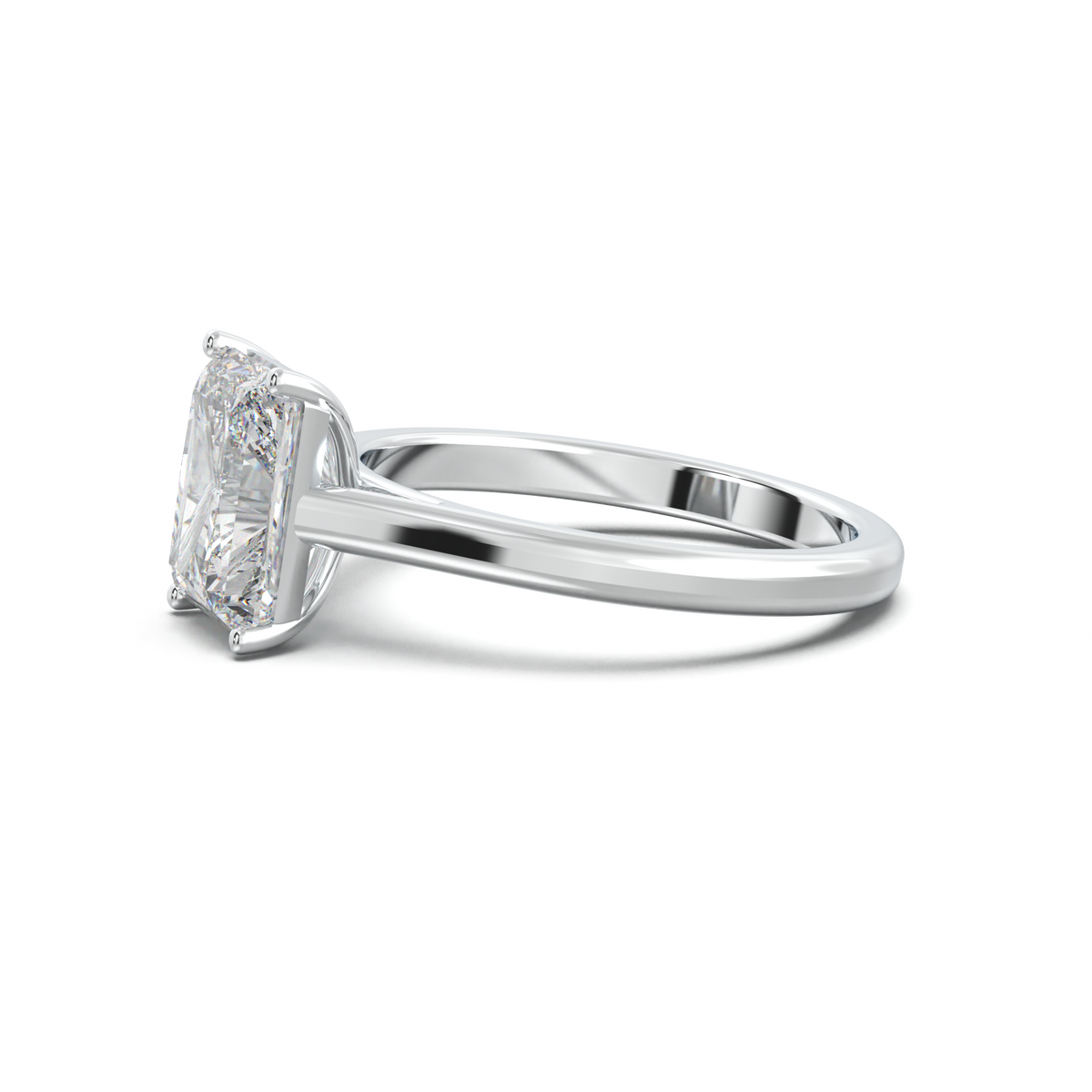 Radiant Solitaire Engagement Ring