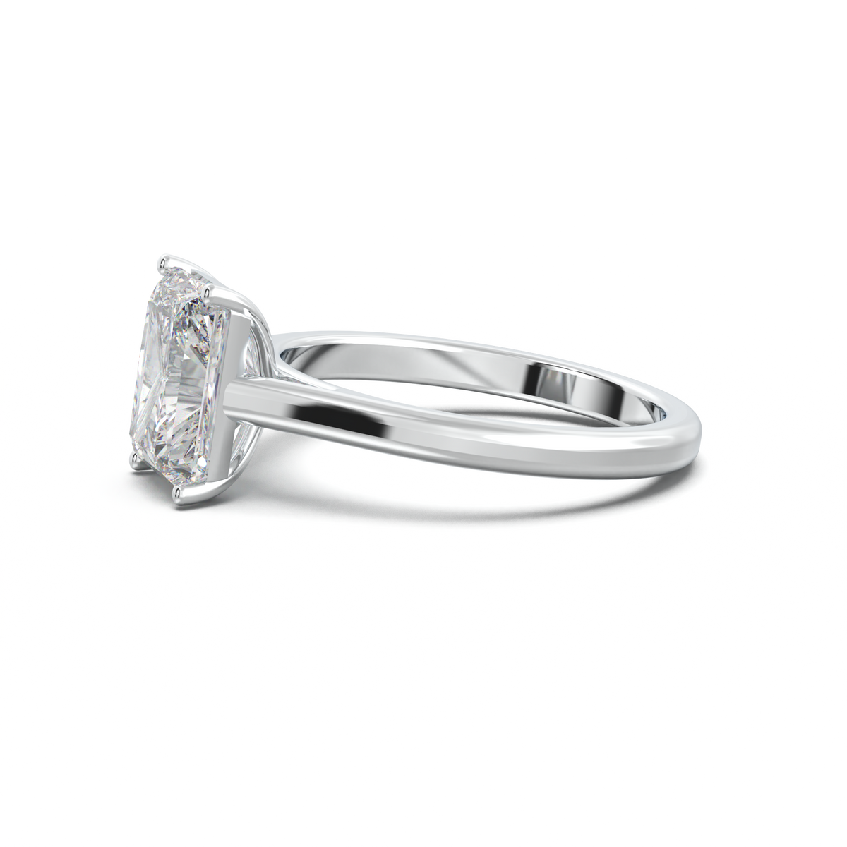 Radiant Solitaire Engagement Ring