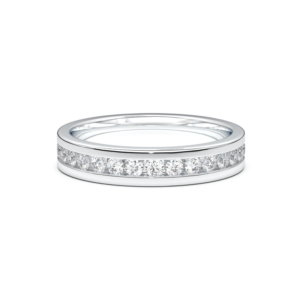 Channel-Set Diamond Men's Band