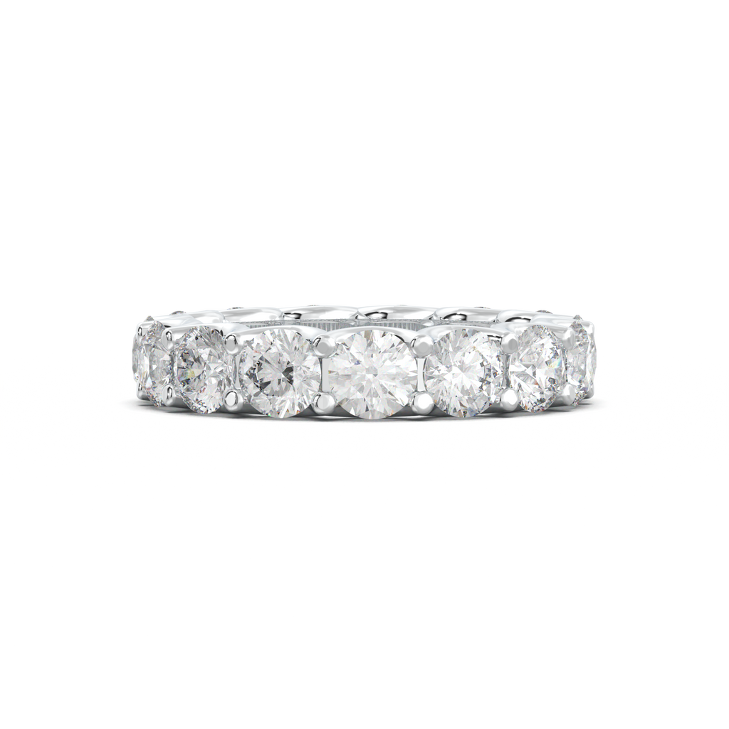 Round Eternity Wedding Band