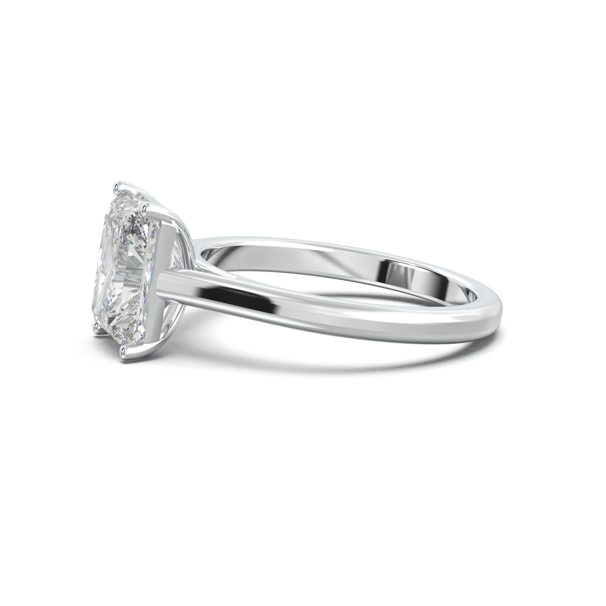 Radiant Solitaire Engagement Ring