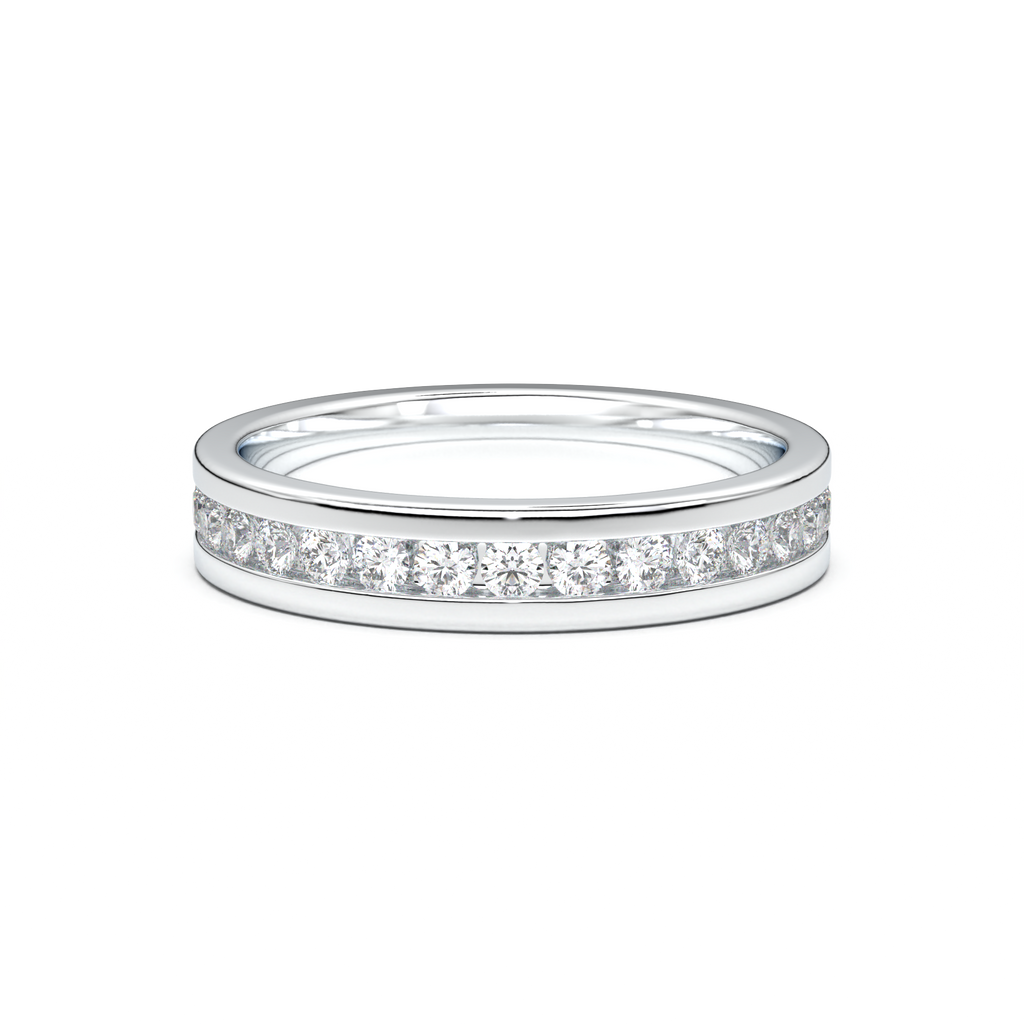 Channel-Set Diamond Men's Band