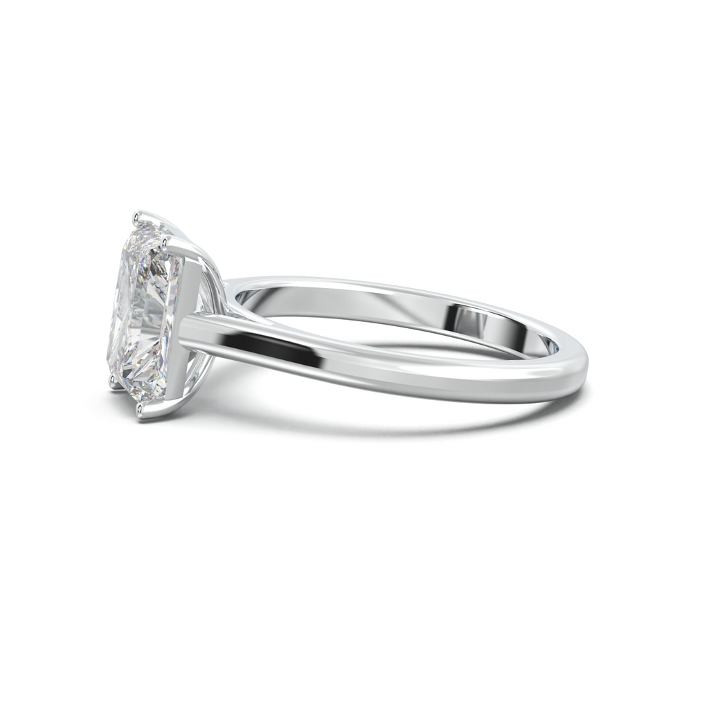 Radiant Solitaire Engagement Ring
