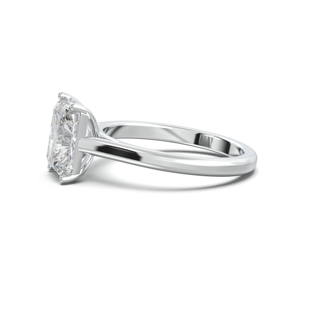Radiant Solitaire Engagement Ring