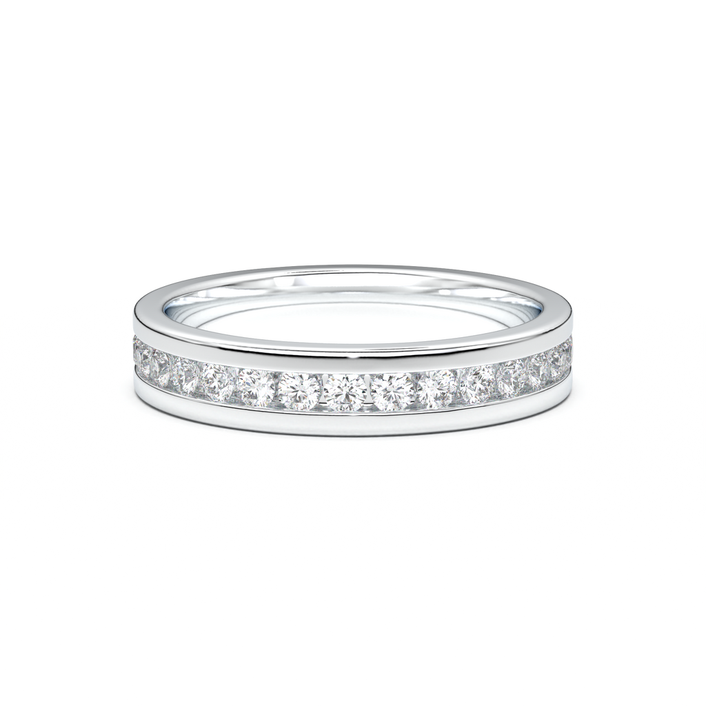Channel-Set Diamond Men's Band