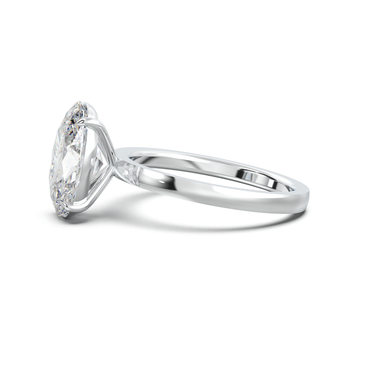 Oval Solitaire Engagement Ring