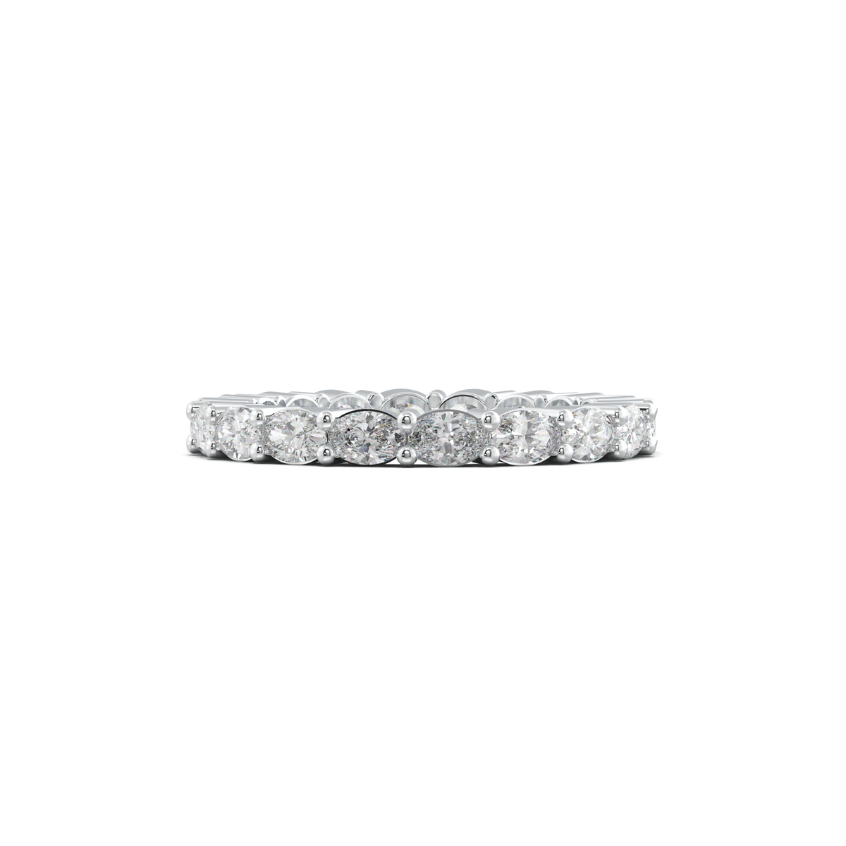 Oval Eternity Wedding Band