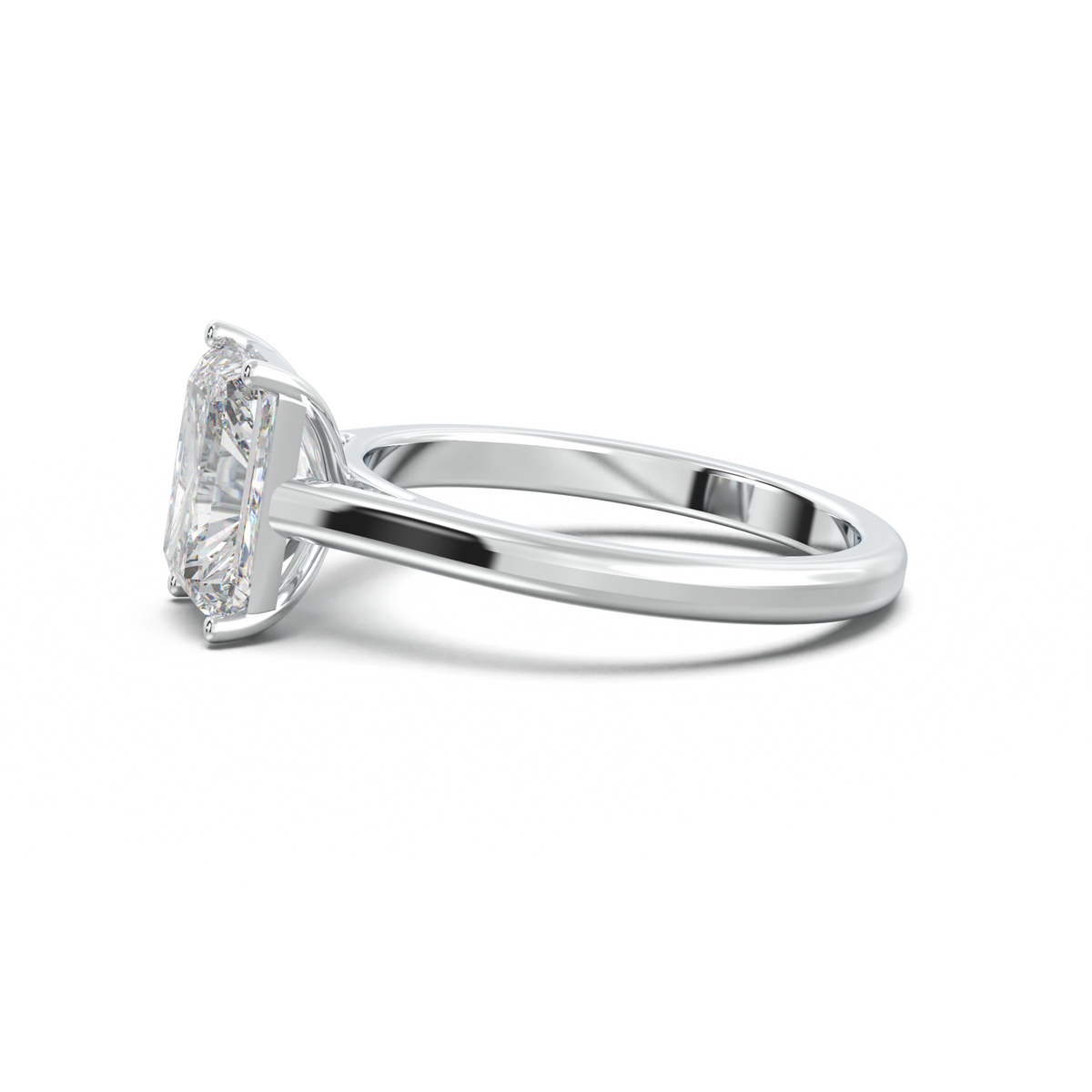 Radiant Solitaire Engagement Ring