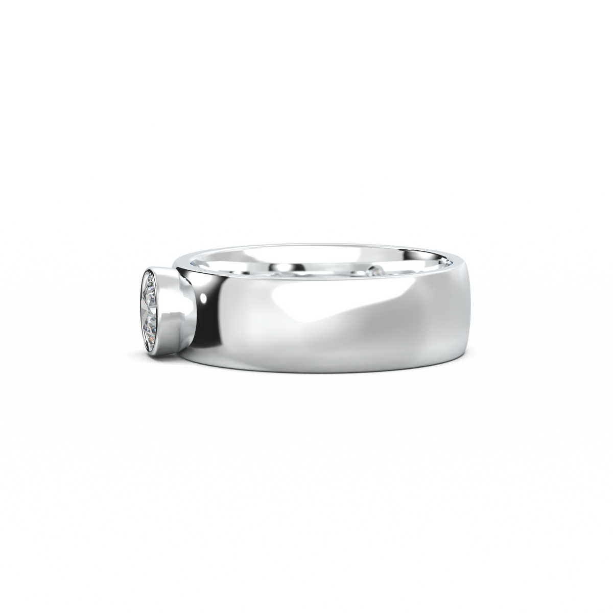 Round Bezel Men's Band