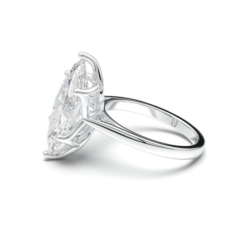 Marquise Solitaire Engagement Ring