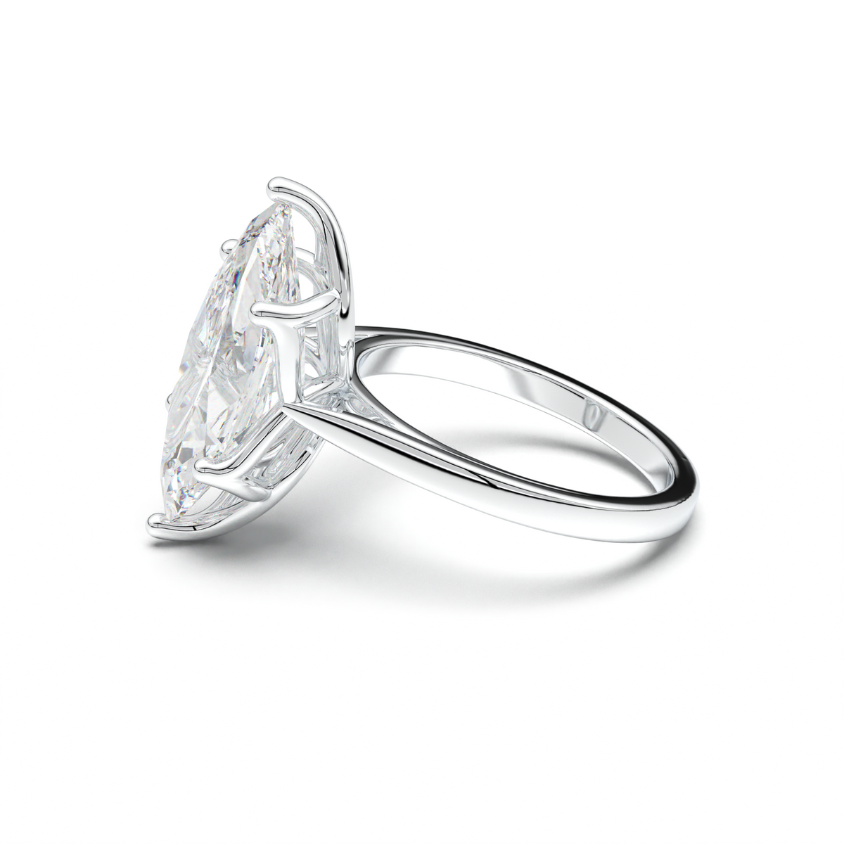 Marquise Solitaire Engagement Ring