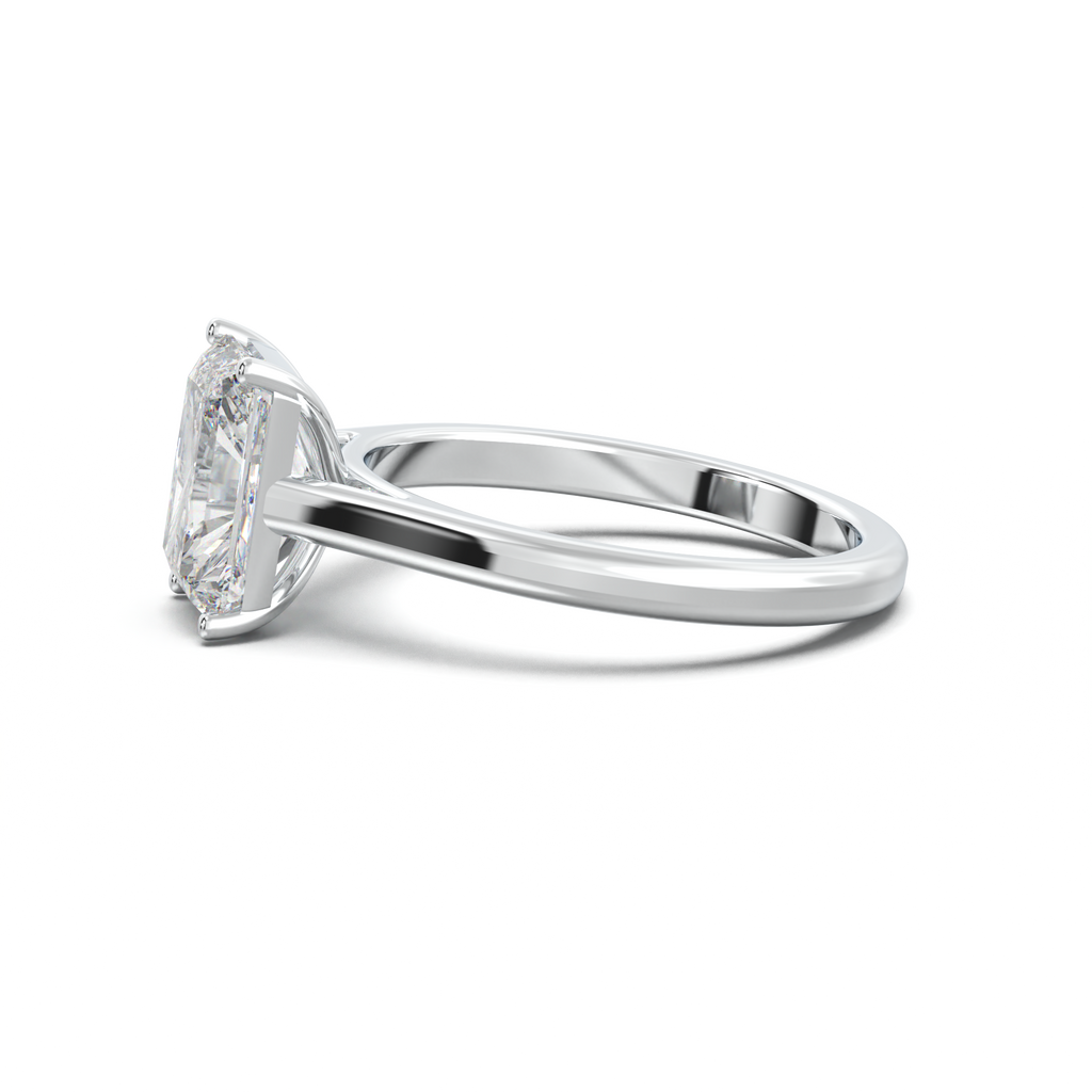 Radiant Solitaire Engagement Ring