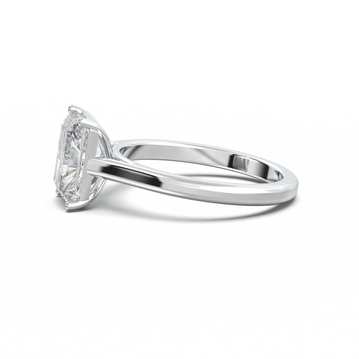 Radiant Solitaire Engagement Ring