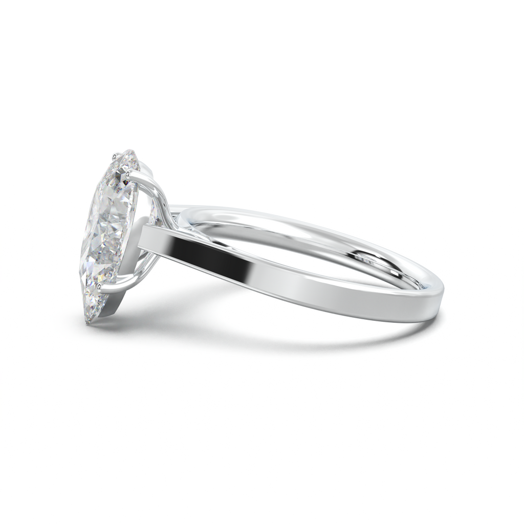 Pear Solitaire Engagement Ring