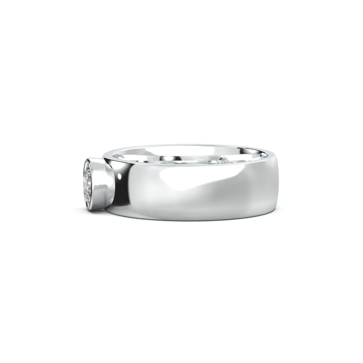Round Bezel Men's Band